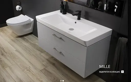 Умывальник мебельный Cersanit Mille 80х48 см K675-003 30412 - фото 7