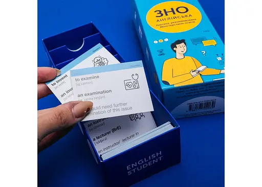 Настольная игра English Student Карточки для изучения английского языка ВНО English Student (укр.) (59122622) - фото 3
