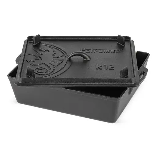 Котел-жаровня чугунная Petromax Loaf Pan with Lid 8 л (1017-k12) - фото 4