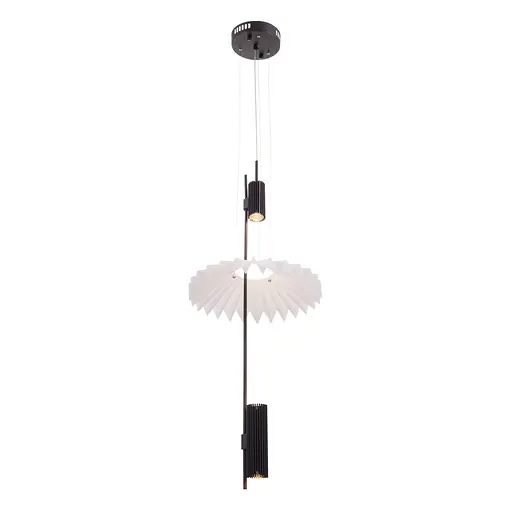 Люстра підвісна Brille в спальню LED 21W WW+NW+CW WH BK (BR-01 665S/3) - фото 8
