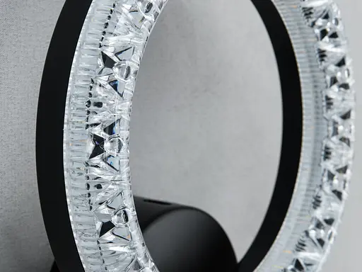 Світлодіодне бра Romin чорне 17 Вт з ланцюжком кругле - фото 4