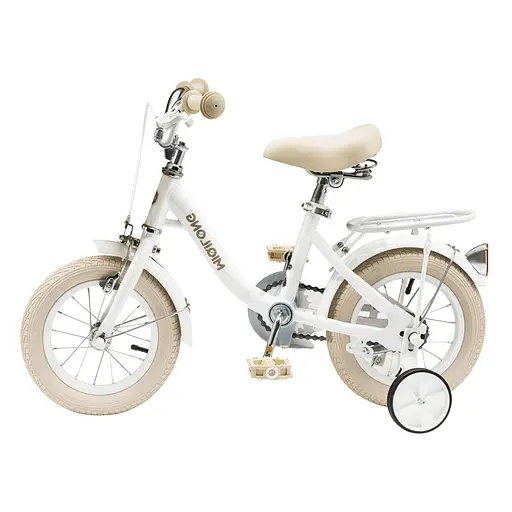 Miqilong Детский велосипед LS 12" белый - фото 9
