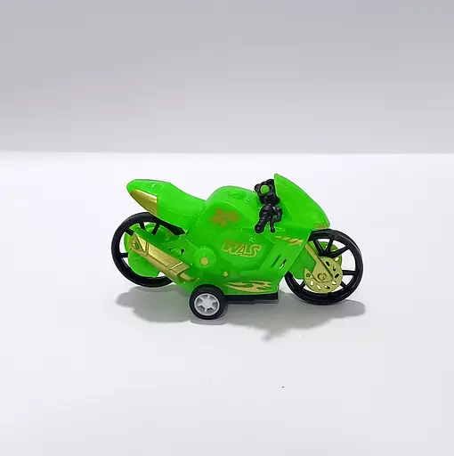 Мотоцикл 399-566, на инерции, в пакете (6974010099900) Зеленый - фото 1