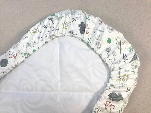 Простынь хлопковая Moontime в коляску "Листочки" - фото 2
