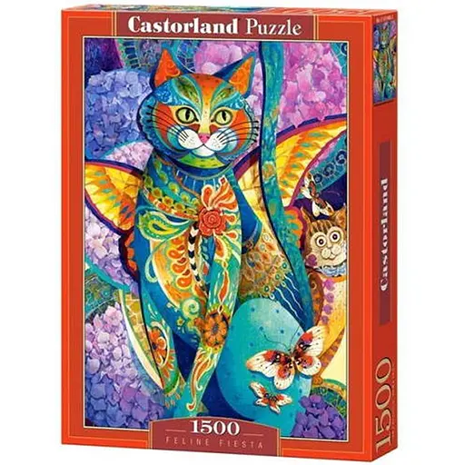 Пазл Castorland Котяча Фієста 1500 ел. (C-151448) - фото 1