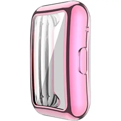 Чехол-накладка DK Silicone Face Case для Huawei Watch Fit / Fit SE (pink rose)
