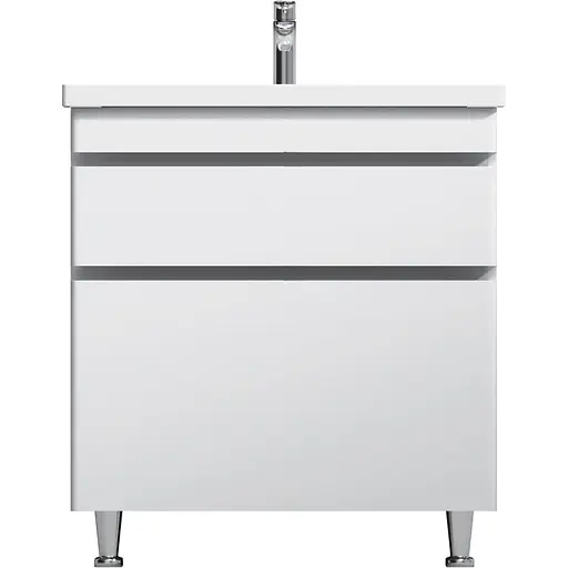 Тумба з умивальником AM.PM Hit підлогова 75 см білий M93A-FSX0752-WC0752WG38 Білий - фото 1