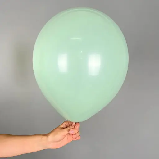 Шарик воздушный латексный 30 см (100) макарун зеленый, IDEA7-DL-020 - фото 2