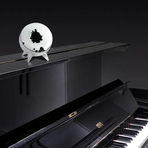 Музична ритмічна декоративна лампа CLT-002 з ферорідиною White - фото 3