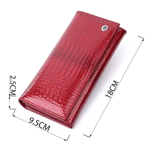 Кожаный женский кошелек ST Leather 18х9.5х2.5 см acs0029431 - фото 3