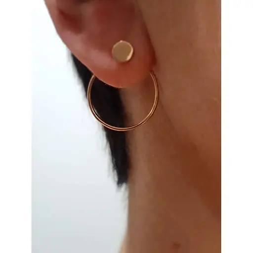 Золота моносережка Favoritum. 2392 - фото 2