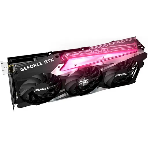 Видеокарта Inno3D RTX 3060Ti 8Gb IChil X3 Red (C306T3-08D6X-1671VA39) (GDDR6, 256 bit, PCI-E 4.0 x16) Б/у - фото 1