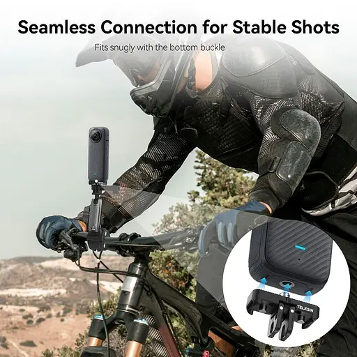 Адаптер на крепление Telesin S7-JBK-05 для Insta360 X4/X5 (142222) - фото 14