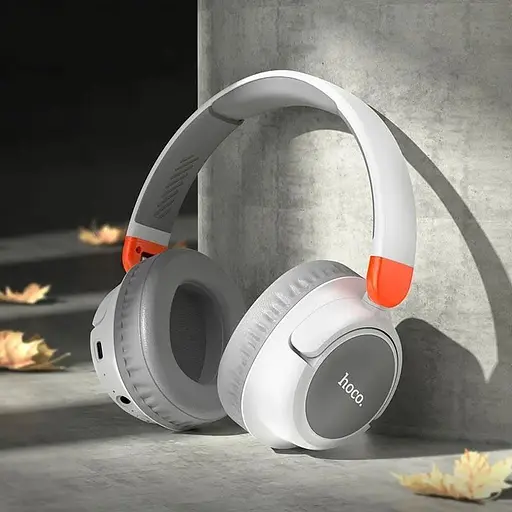 Навушники Hoco Adventure BT headphones W43 сині до 25 годин - фото 6