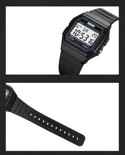 Наручний годинник Skmei 2042 Black White, 2042BKWT (18478) - фото 5