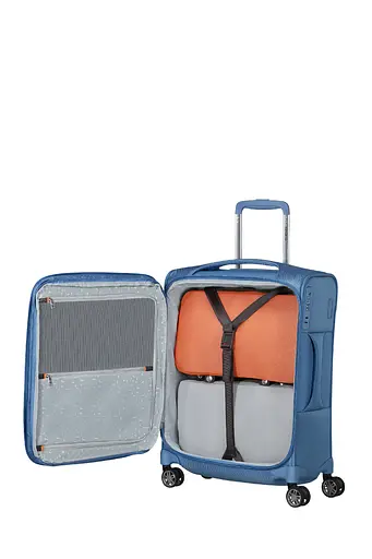 Чемодан Samsonite RE-LITE CAPRI 55 см BLUE 55x40x22(25) KQ8*01005 - фото 4