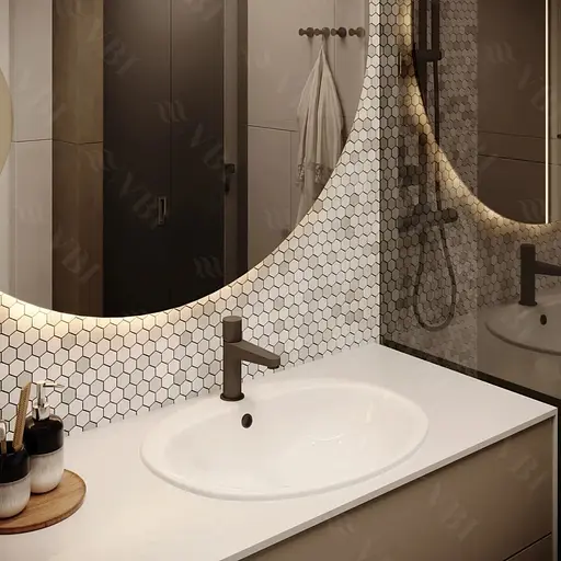 Умивальник VBI Salerno white врізний VBI-018000, Білий - фото 1