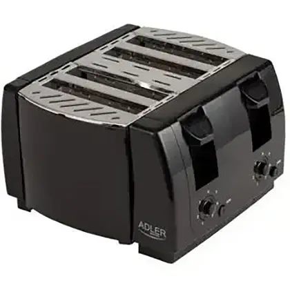 Тостер Adler AD 3211 на 4 скибочки, потужність 1300Вт - фото 2