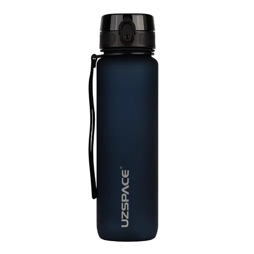 Бутылка для воды UZSPACE 3038(Dark-Blue) 1000 мл, темно-синяя - фото 1
