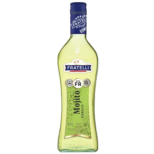 Вермут Fratelli Mojito белый ликерный 12.5% ​​0.5 л - фото 1