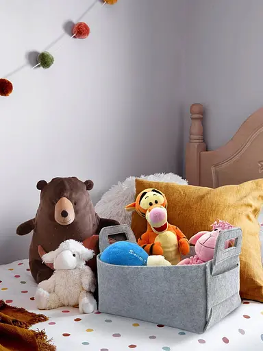 Кошик для зберігання Handy Home Фетр, 30х23х16 см, світло-сіра (UC-196) - фото 5