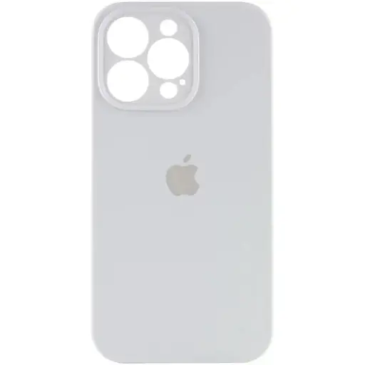 Чехол Epik Silicone Case Full Camera Protective (AA) для iPhone 16 Pro Max (6.9) Белый/White - фото 1