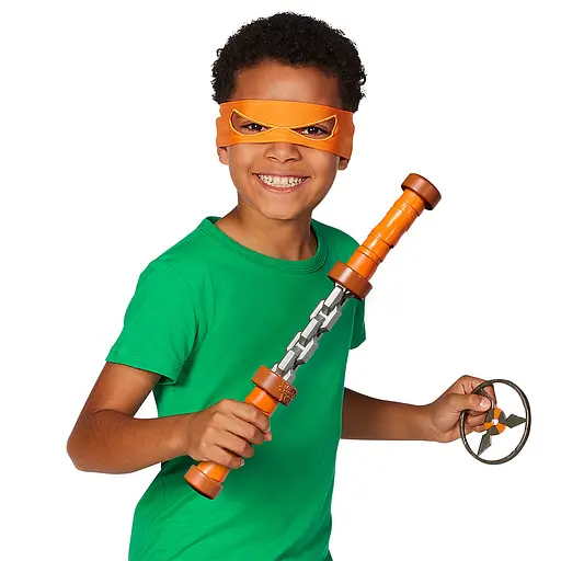 Набор игрушечного оружия TMNT Мovie III W3 Нунчаки Микеланджело Вращающийся удар (84268) - фото 5