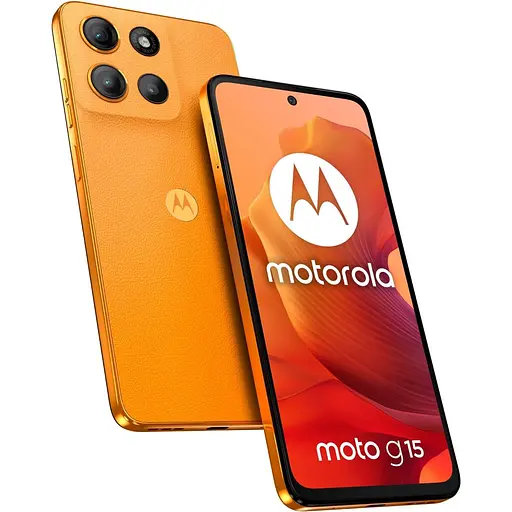 Смартфон Motorola Moto G15 8/512 GB Sunrise Orange (PB6E0066UA) UA-UCRF [136523] - фото 2