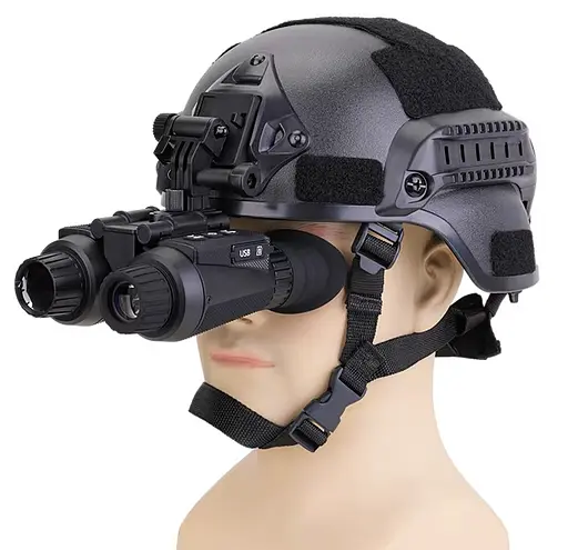 Бинокуляры ночного видения NV8300 HD 4K (до 500м) + шлем (ABS пластик) + крепление FMA L4G24 + карта 64Гб - фото 6