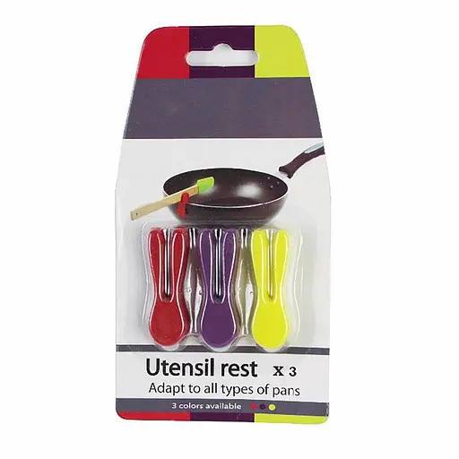 Набір з 3 силіконових підставок для чайної ложки, пакетика чаю, кришки каструлі, Kitchen Master 86717 - фото 4