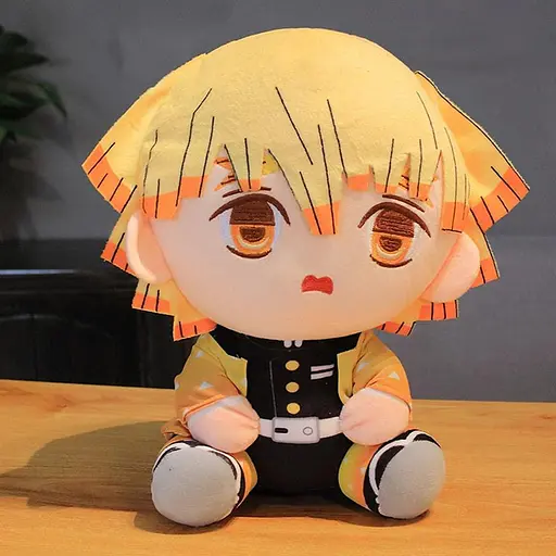 М'яка іграшка Клинок який знищує демонів Дзен'їцу Demon Slayer Kimetsu no Yaiba Zenitsu 30 см P DS 23 - фото 2