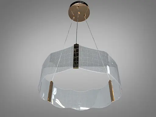 Люстра LED підвісна Romin чорна 140Вт пульт до 25м² - фото 3