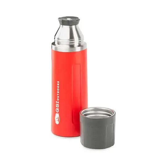Термос GSI Outdoors Glacier Stainless 1 L Vacuum Bottle Червоний (1099-67471) - фото 3