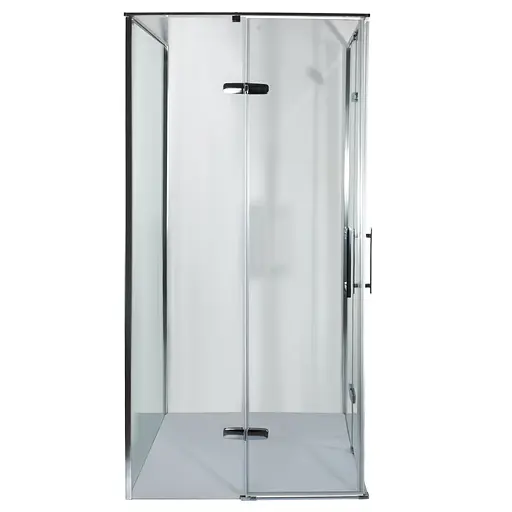 Душевая кабина Bravo квадратная без поддона от стены WDA N90TC 1 уп., прозрачная, хром - фото 7