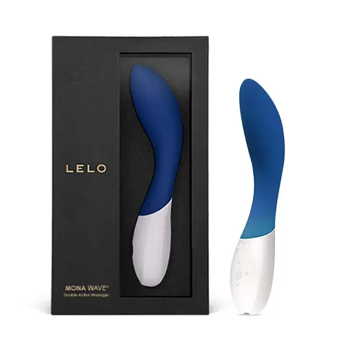 Вібратор Lelo Mona Wave 19.5 см синій - фото 5