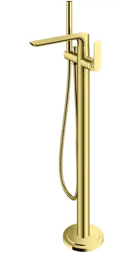 Змішувач для ванни Kohlman Experience gold підлоговий QF1165EGD Золотий - фото 1