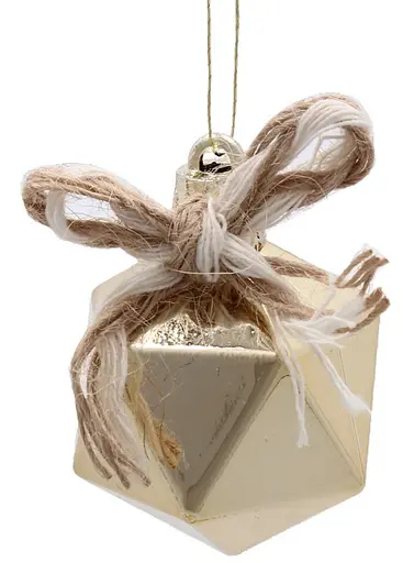 Уценка. Набор елочных украшений Chomik серебро + шампань 24 шт. (BIK7205) - фото 3