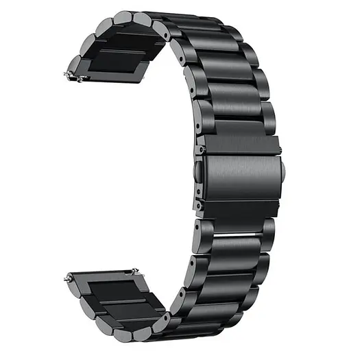 Ремінець металевий чорний розмір 24