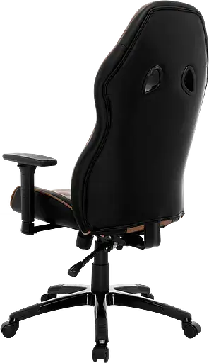 Геймерське крісло GT Racer чорне коричневе (X-2645 Black/Brown) - фото 6