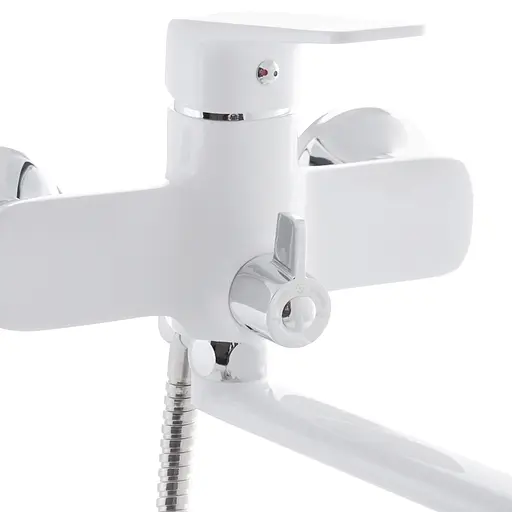 Змішувач для ванни Mixxus Oregon 006 Euro white MI5793 Білий матовий - фото 3