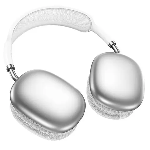 Беспроводная стерео гарнитура Borofone BO22 Plus, BT5.3, AUX, TF, 800mAh, 90h, steel - фото 2