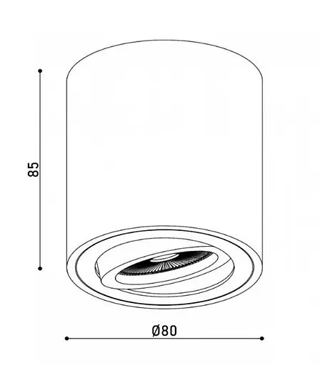 Світильник точковий Kloodi KD-1201 BK - фото 5