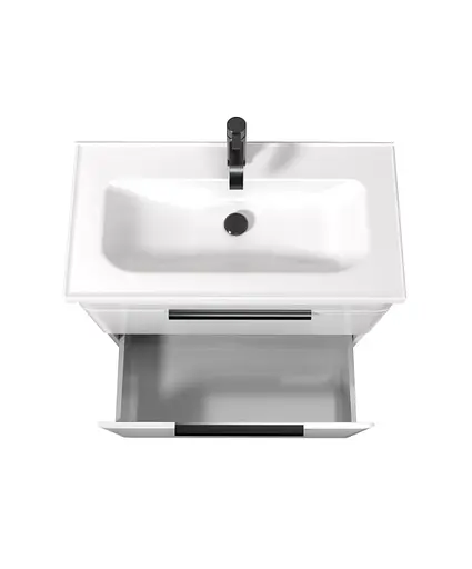 Тумба Мойдодир Iris 80 з умивальником Fenova 80 Білий - фото 6