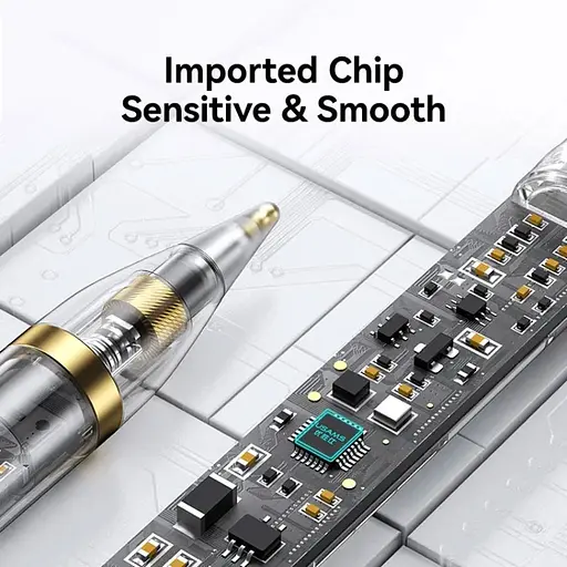 Стилус Usams US-ZB264 Transparent Magnetic Charding Tilt-sensitive Active Touch for iPad Transparent black - фото 5