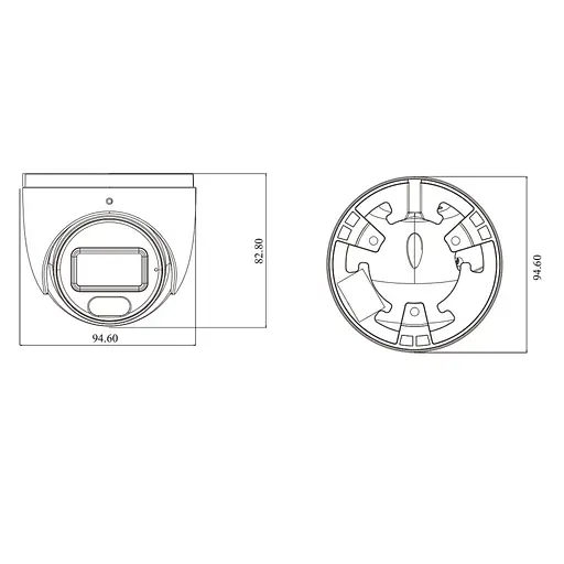 IP-видеокамера 4Mp TVT TD-9544C4(PE/WR1) Full Color f=2.8mm с микрофоном (77-00443) - фото 2