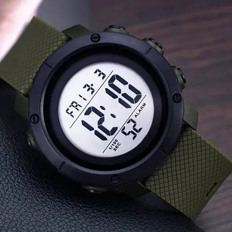 Наручний годинник чоловічий 1426AGWT Army Green-White Skmei acs0030749 - фото 3