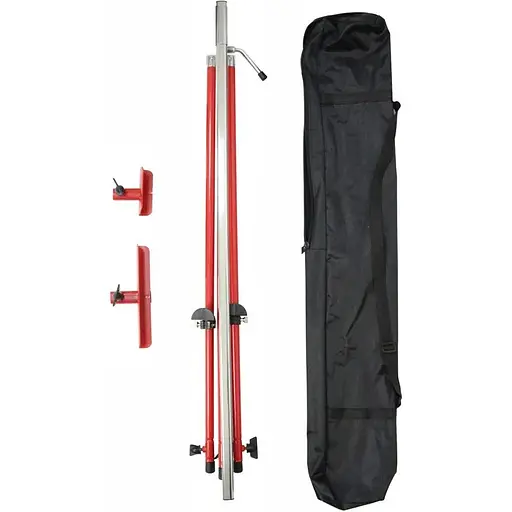 Мольберт-тринога D K ART & CRAFT металева червона (92х92х203см) + сумка з ремінцем(15131) висота полотна до 78см - фото 3