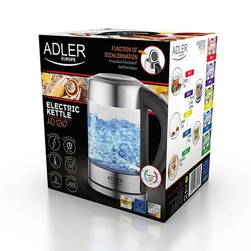 Электрочайник с контролем температуры Adler AD 1247 NEW 1,7 литр - фото 9