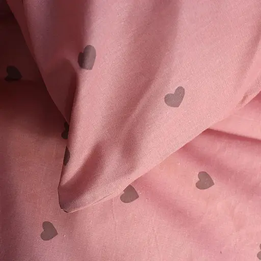 Евро постельный комплект бязь розового цвета 326632 - фото 2