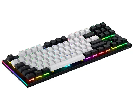 Клавиатура игровая механическая HATOR HTK-560ENG US Layout Black Gravity TKL Orange
